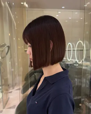 ショート カラー Akari暖色カラー /レイヤーカットのヘアスタイル