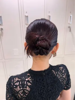 ロング ヘアアレンジ 堀内 都姫のヘアスタイル