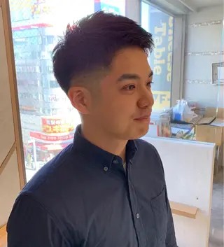 ショート 大月 優汰のヘアスタイル