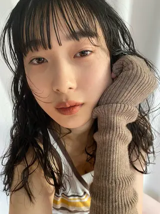 セミロング YUUKI/ウルフ .ボブパーマのヘアスタイル