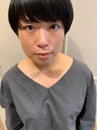 ショート カラー ヘアアレンジ rico_by ヘアとアイブロウの眉毛・アイブロウイメージ
