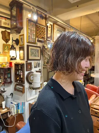 ショート パーマ トレンドパーマ☝️ 🌱ショート/緒方椋のヘアスタイル