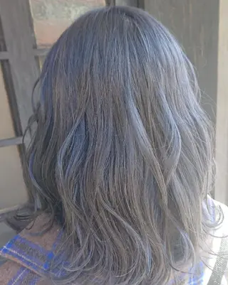 ミディアム カラー 田邉 俊和のヘアスタイル