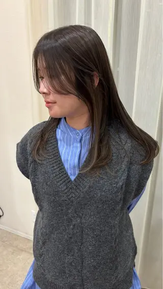 ロング ヘアアレンジ 能勢 莉里花のヘアスタイル