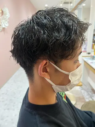 パーマ メンズ ASAMI /MaisonINEのヘアスタイル