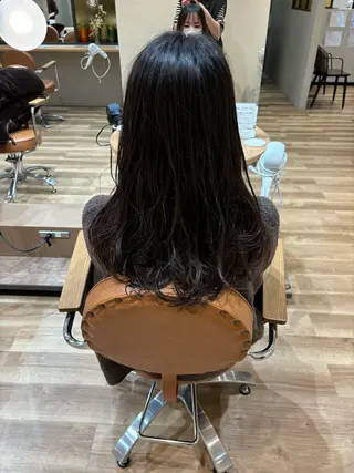ロング 南 颯七のヘアスタイル