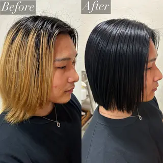 ミディアム カラー ⌇🌹透明感カラー 🌹ᴍᴇɢᴜᴍɪ ⌇のヘアスタイル