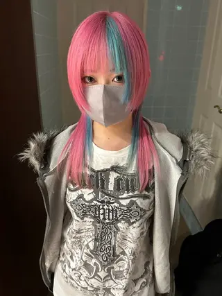 ミディアム cope'u ROWEN所属・ウルフ/レイヤー/ 渋谷🔮Yudaiのヘアスタイル