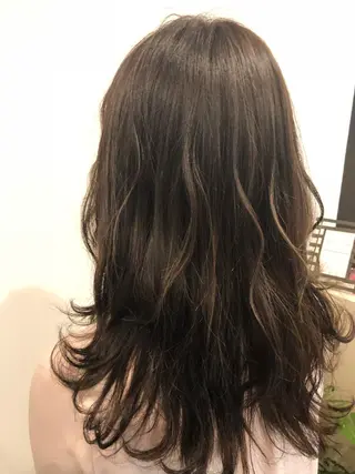 ロング カラー ヘアアレンジ 透明感カラー🤎 ゆりのヘアスタイル