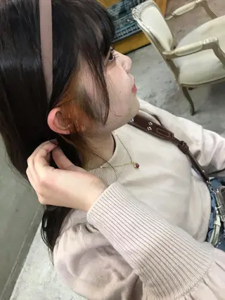 ロング カラー ヘアアレンジ お任せヘア☘️☘️ 及川渚のヘアスタイル