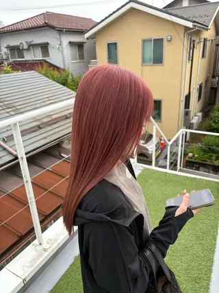 カラー 透けるミルクティー ☕赤味ゼロ★はる吉のヘアスタイル