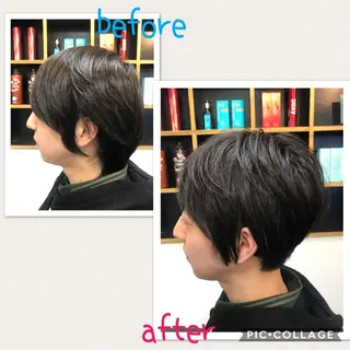 ショート メンズ 藤本 麻衣のヘアスタイル