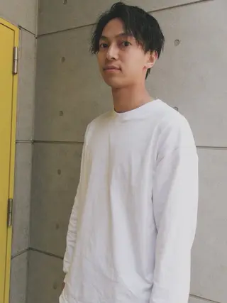 ショート パーマ メンズ 原宿↔︎浦和　美容師 折笠　亮のヘアスタイル