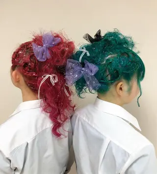 ロング カラー ヘアアレンジ enurk店 🍋 M I K U  *のその他イメージ