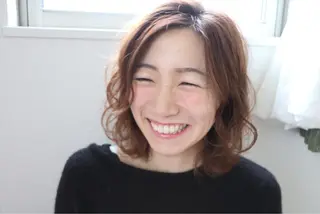 パーマ soins de MaLilyのヘアスタイル