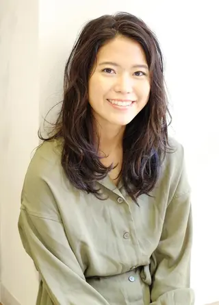 ロング 佐藤 かののヘアスタイル