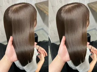 ミディアム lafit kaede/韓国ヘアのヘアスタイル