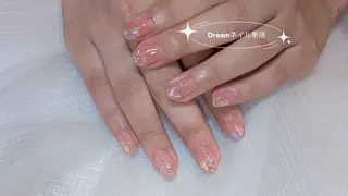ネイル フィルイン・深爪矯正 長さ出し🎀のネイルデザイン