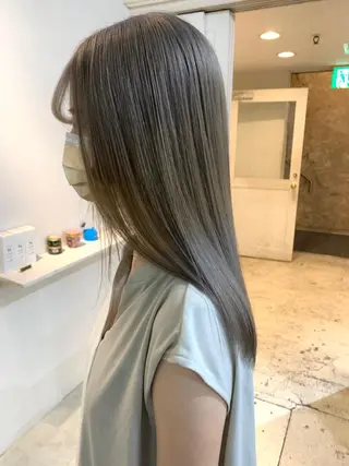 ロング ダブルカラー/透明感 💈JUNYA💈のヘアスタイル