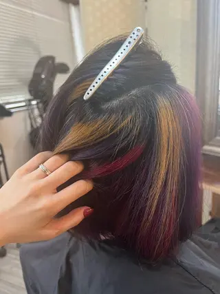 カラー ✄﻿aini天王寺 ✄﻿ゆ乃のヘアスタイル