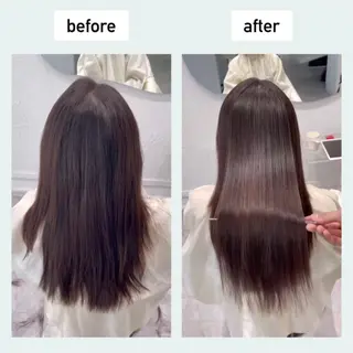 ロング ジョー/ 縮毛矯正の専門家のヘアスタイル