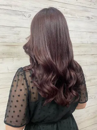 ミディアム カラー ヘアアレンジ LAVENDIA 初音のヘアスタイル