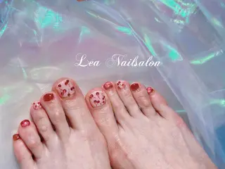 ショート カラー ネイル Le’a NailSalonのネイルデザイン