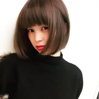 ショート ミディアム sato yoのヘアスタイル