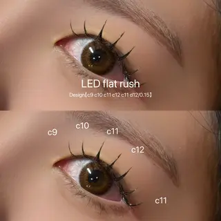 マツエク・マツパ LABEL NATSUKAのマツエク・マツパデザイン