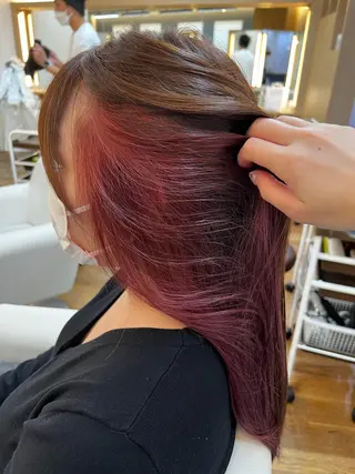 ロング カラー ✂︎HITOMI✂︎ 副店長のヘアスタイル