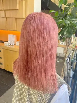 セミロング カラー ヘアアレンジ TSUNA 🌙 Lim 五反田のマツエク・マツパデザイン