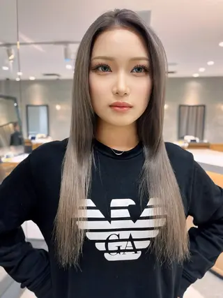 ロング 谷川が作る熊本1🥇 レイヤーカットのヘアスタイル