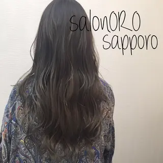 ロング カラー 池田 真由美のヘアスタイル