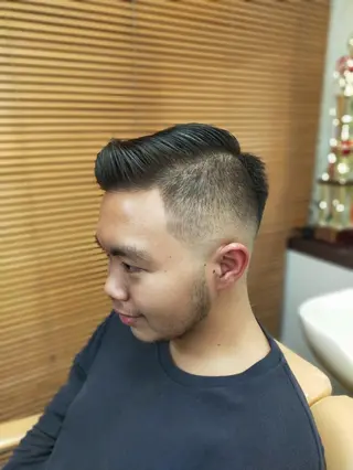 ショート メンズ おしゃれさろんオオキ所属・男を磨く Barber オオキのヘアスタイル
