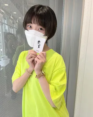 ショート ウルフカット/吉村 桃子のヘアスタイル