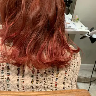 ミディアム カラー SAKINO. ベージュカラーのヘアスタイル
