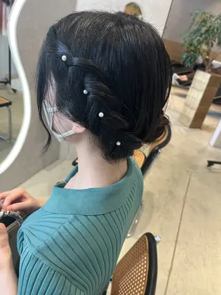 ヘアアレンジ 福島 果音のヘアスタイル