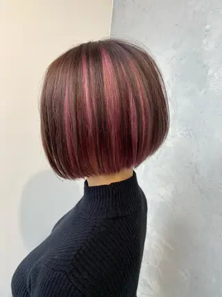 ショート カラー 【艶髪×韓国風】 毛流れ職人 RYOのヘアスタイル