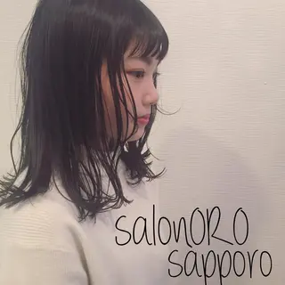 ミディアム 池田 真由美のヘアスタイル