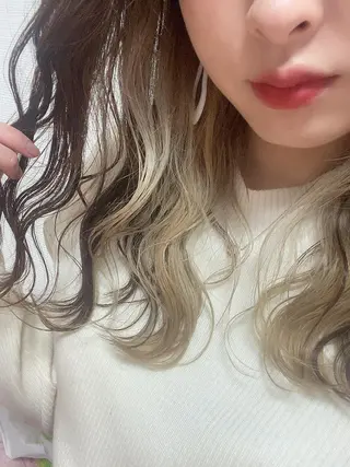 ロング カラー THREE by keep所属・加藤 優紗のヘアスタイル