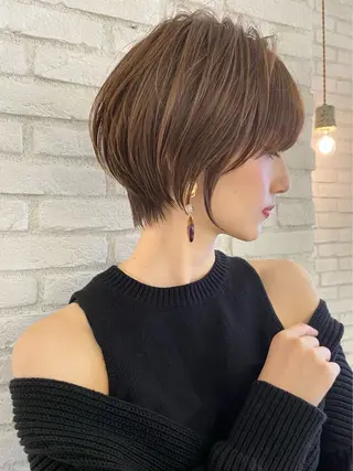 ショート 博多ベージュ 🐻松井傑のヘアスタイル