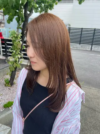 ミディアム cyan Amiのヘアスタイル