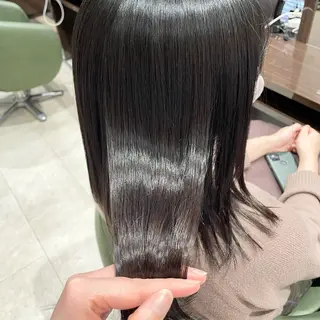 ミディアム パーマ 村上 遥香 店長スタイリストのヘアスタイル