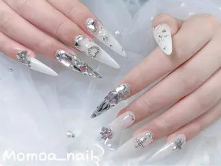 ネイル MoMoA Nail ネイル長さ出し専門店のネイルデザイン