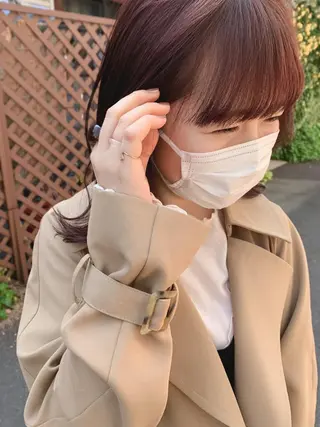 ミディアム カラー AR.MARA サトウヒカルのヘアスタイル