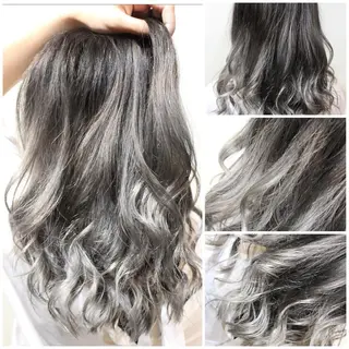 ミディアム カラー ヘアアレンジ 次世代シールエクステ 錦糸町 小泉 朋之のヘアスタイル