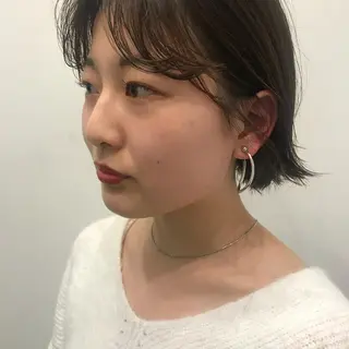 ショート カラー パーマ apish パーマ/夏琳🌻のヘアスタイル