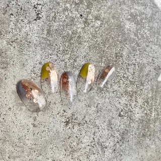 ネイル ⭐︎休業中の練習⭐︎ JNA認定講師髙橋のネイルデザイン