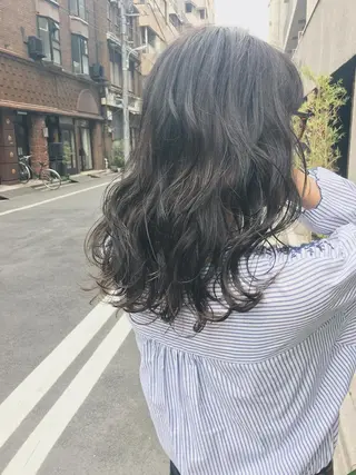 ミディアム カラー tender hair salonのヘアスタイル
