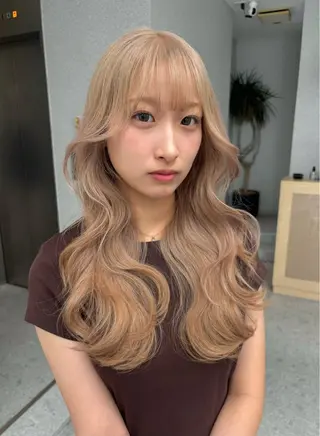 ロング カラー 香月 元希のヘアスタイル